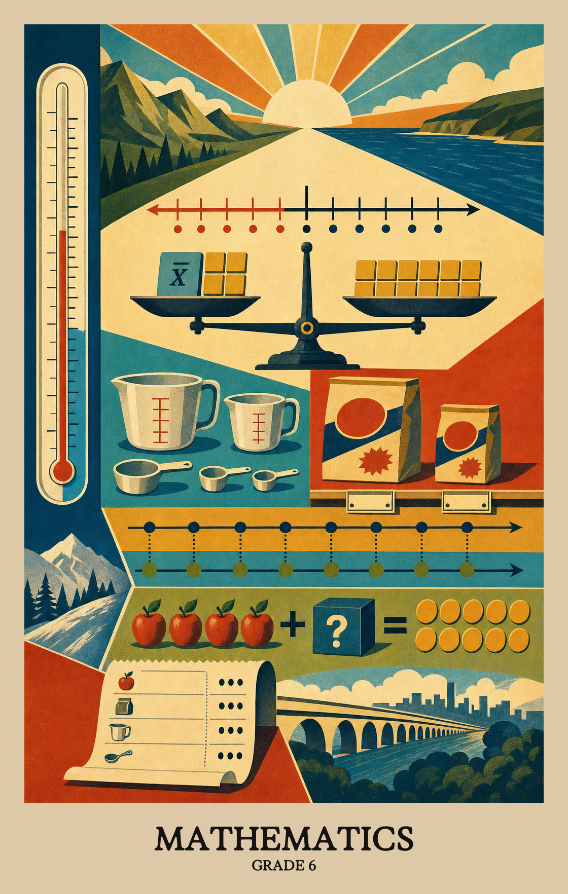 Illustration of what students learn in Grade 6 Mathematics