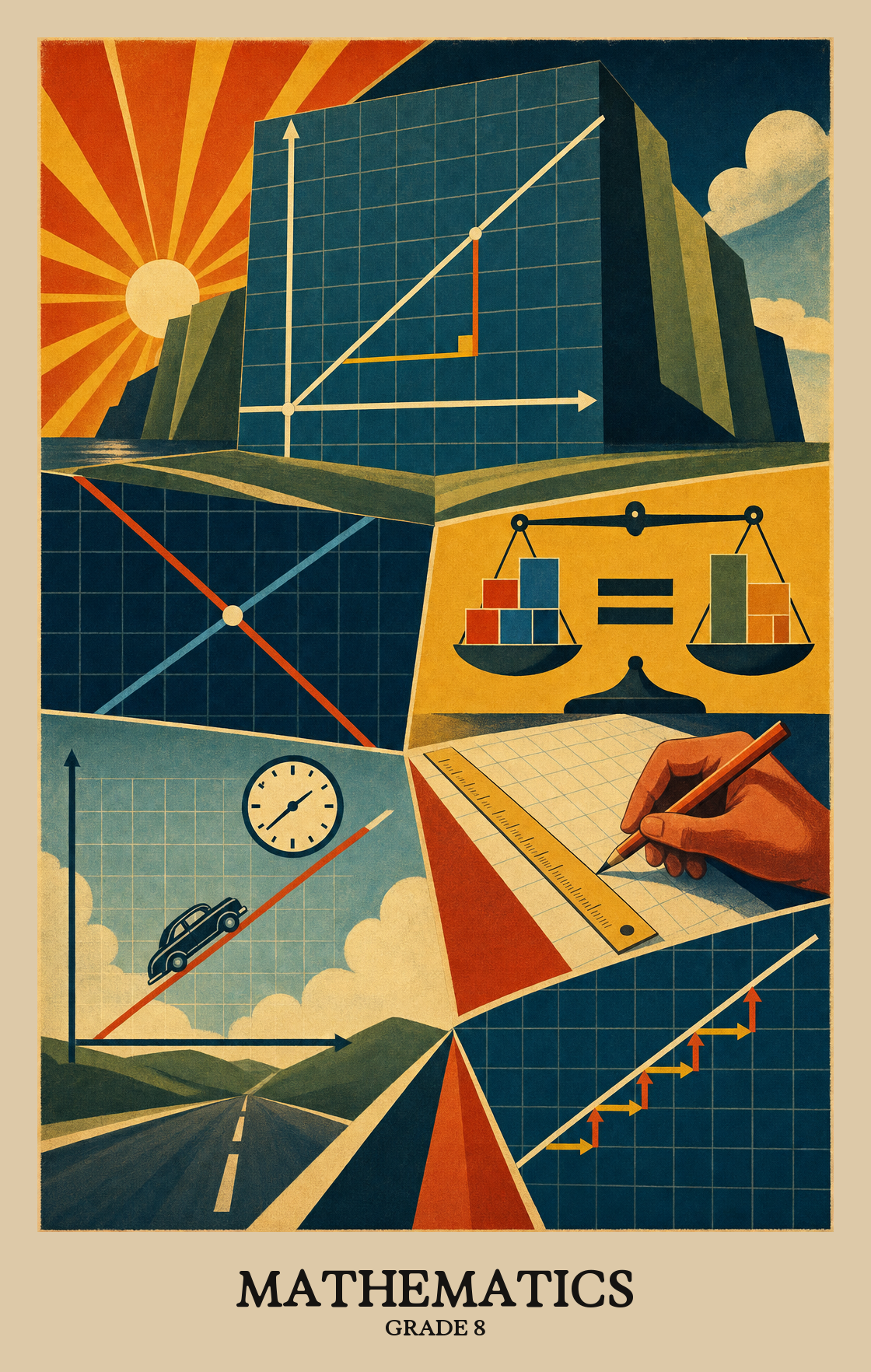 Illustration of what students learn in Grade 8 Mathematics