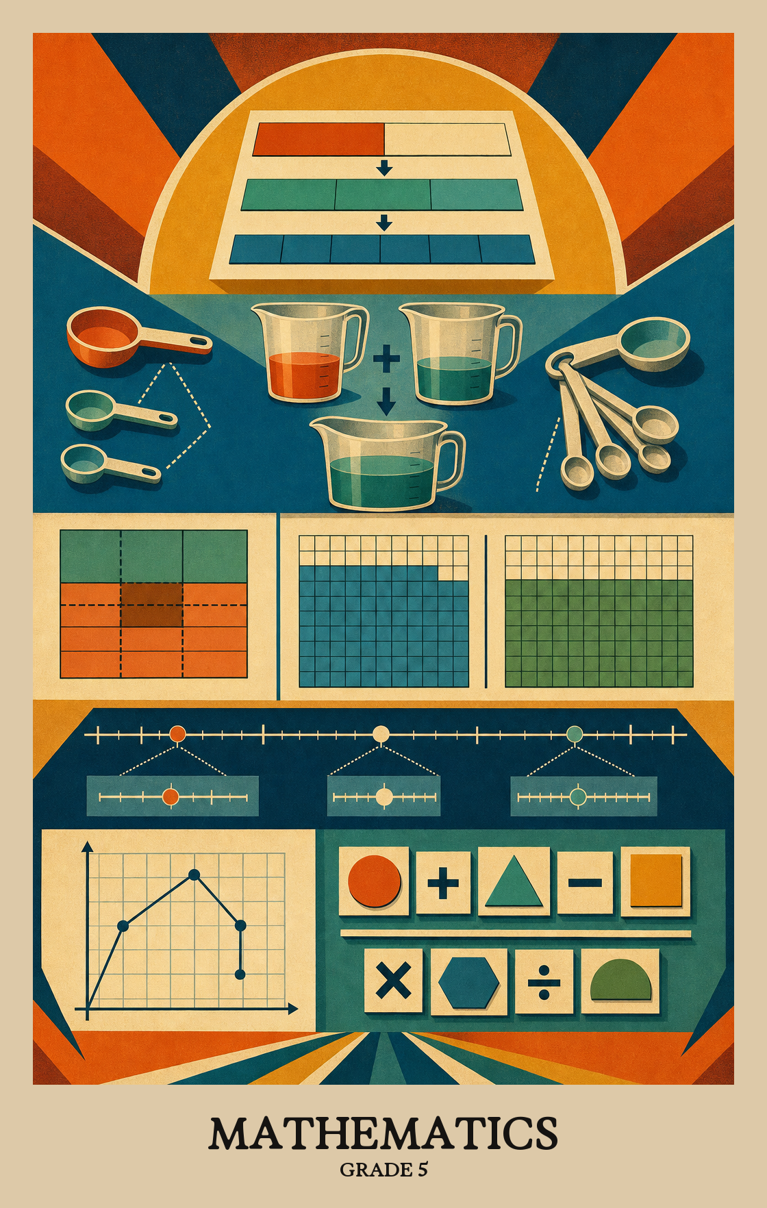 Illustration of what students learn in Grade 5 Mathematics