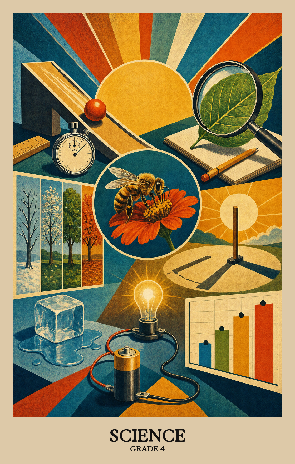 Illustration of what students learn in Grade 4 Science