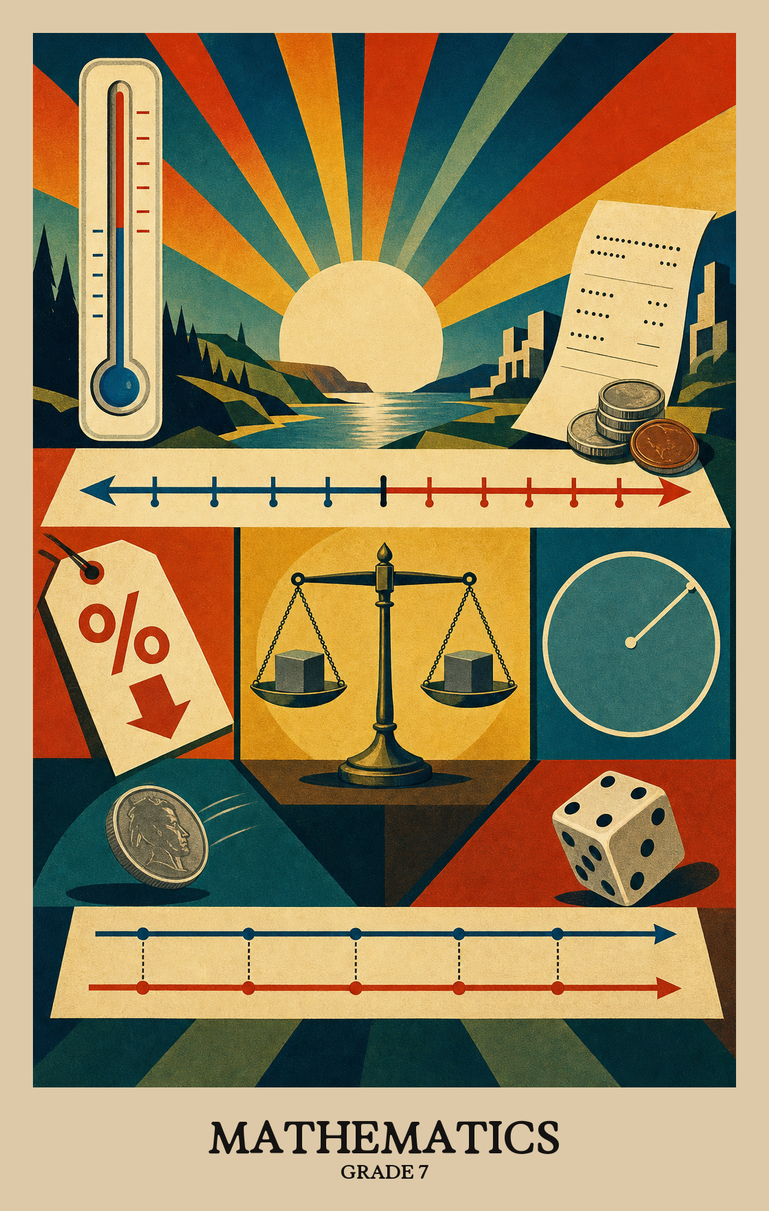 Illustration of what students learn in Grade 7 Mathematics