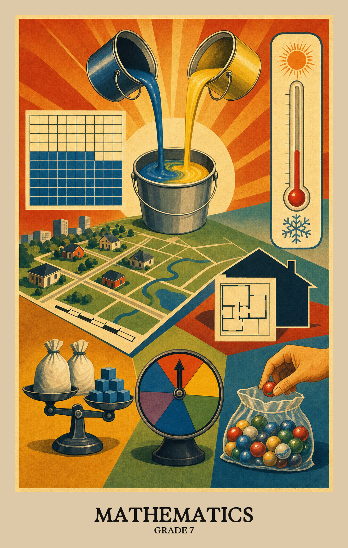 Illustration of what students learn in Grade 7 Mathematics